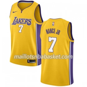 Maillot Homme Los Angeles Lakers Larry Nance Jr 7 Nike 2017-18 Gold Swingman